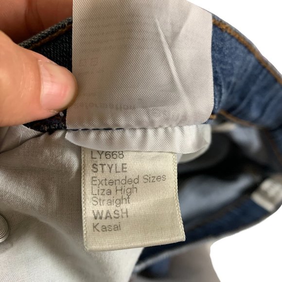 Reformation Liza High Straight Jeans Tag 24 Blue High-Rise W45xL40 Denim - Picture 7 of 12